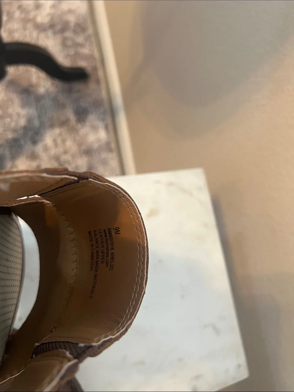 Born Brown Leather Men’s Slide Sandals
